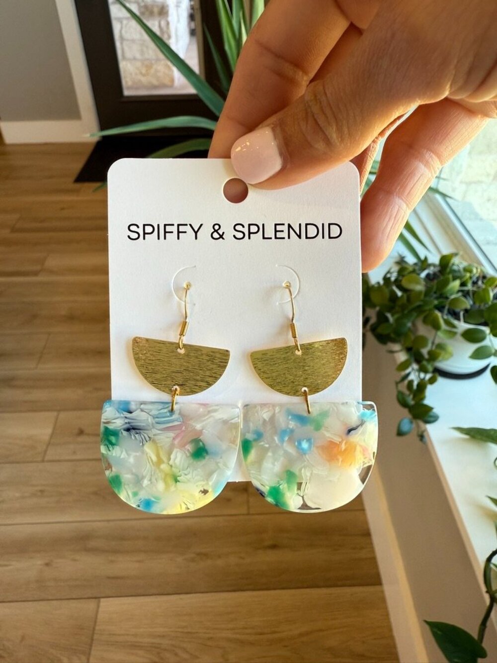 π 2/$20 - Spring Inspired Acrylic Drop Earrings - Picture 9 of 11
